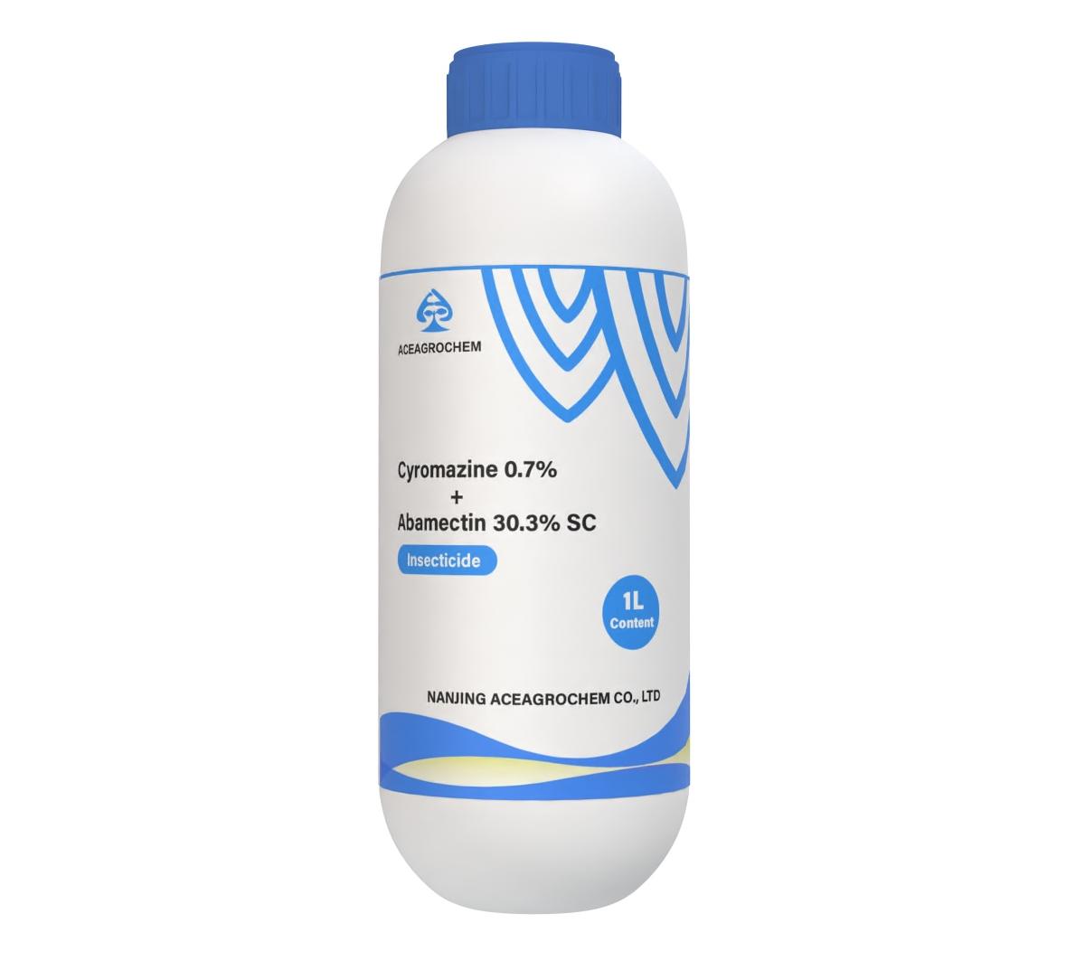 Cyromazine 0.7% + Abamectin 30.3% SC